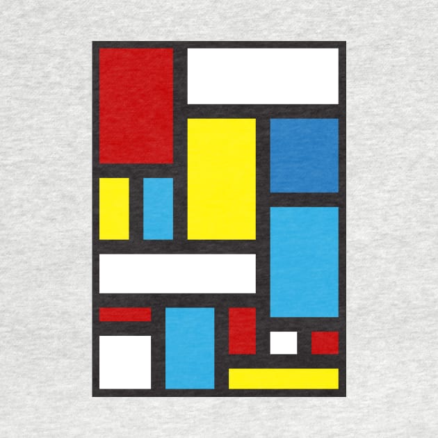 Mondrian Inspired Blocks by imlying